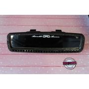 Зеркало заднего вида со стразами (черное)