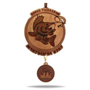 Арома подвеска Рыбалка 2 в коричнево-белом цвете (КОМПЛЕКТ)