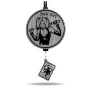 Арома подвеска Bad girl в черно-белом цвете (КОМПЛЕКТ)