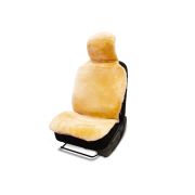 Накидка на сиденье натур. мех перед слитный п/г ворс 70-90мм 1шт бежевая AUTOPROFI