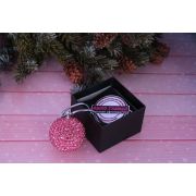 Подвеска шарик (розовый)