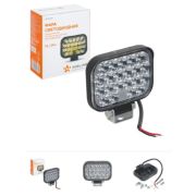 Фара светодиодная прямоугольная 21 LED рассеяный свет 21W (108х80х35) 12/24V AIRLINE