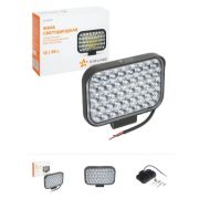 Фара светодиодная прямоугольная 43 LED рассеяный свет 43W (152х104х40) 12/24V AIRLINE