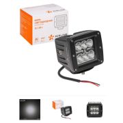 Фара светодиодная квадратная 6 LED рассеяный свет 18W (82х75х75) 12/24V AIRLINE