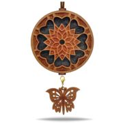 Арома подвеска Дамское сердце (коричневый)