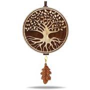 Арома подвеска Эльфийское дерево в коричнево-белом цвете (КОМПЛЕКТ)