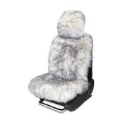 Накидка на сиденье натур. мех перед слитный п/г ворс 70-90мм 1шт дымчатая AUTOPROFI