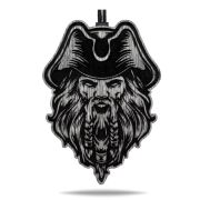 Арома подвеска Пират в черно-белом цвете (КОМПЛЕКТ)