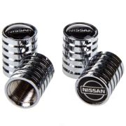 Колпачки на ниппель (набор 4шт.) металл с эмблемой Ниссан SKYWAY