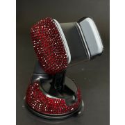 Держатель телефона со стразами (красные)