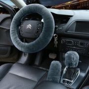 Набор из натуральной овчины, цвет-серый