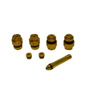 Вентиль скрытый для отверстия в диске диаметром 16 мм. Золотой хром.