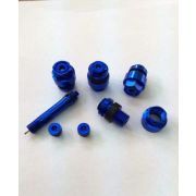 Вентиль скрытый для отверстия в диске диаметром 16 мм. Синий хром.