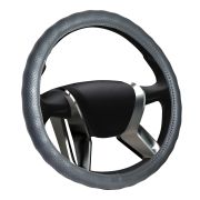 Оплетка на руль экокожа SENATOR  ALABAMA «M» (d=38см) серый AZARD