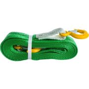 Ремень буксировочный  8т L=5,0м 60мм в 1слой 2 крюка СТРОП-ПРО