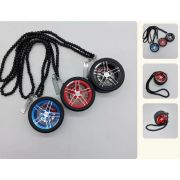 Подвеска на зеркало Колесо (красный)