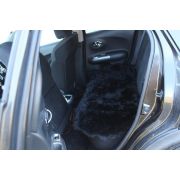 Подушка на заднее сидение из натуральной овчины, черная