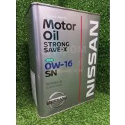 Масло моторное NISSAN Extra Save X 0W16 SP (4л)