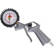 Манометр для контроля давления и подкачки шин пистолетного типа THORVIK (ATIG1)