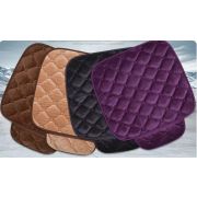 Подушка на сидение из велюра (бежевый) 1шт