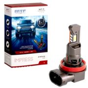 Лампа (светодиодная) MTF Light H11/Н8/Н9/Н16 серия IMPRESS, 12V, 42W, 4200LM, 6000K,