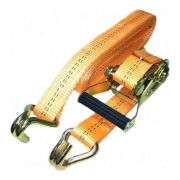 Ремень стяжной с крюками 50мм 5т 10м (оранжевый) СТРОП-ПРО