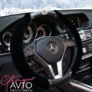 Оплетка Корона с мехом черная