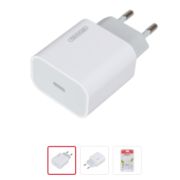 Зарядное устройство (адаптер) 220V 18W Type-C (PD) белый SKYWAY