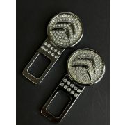 Заглушка на ремень безопасности Citroen со стразами (1шт)