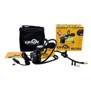 Компрессор КАЧОК K50LED, 7Атм 30л/мин 12А шланг 1,55м кабель 3м 12В (сумка)