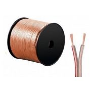 Кабель акустический 2х1 мм², прозрачный 100м. Blue Light (цена за 1м.)