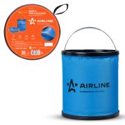 Ведро-трансформер компактное синее (11л) AIRLINE (AB-O-01)