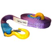 Ремень буксировочный  5т L=5,0м 30мм в 1слой 2 крюка СТРОП-ПРО