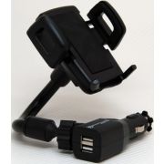 Зарядное устройство для смартфонов от автомобильного прикуривателя с держателем MOB107 BERKUT