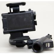 Зарядное устройство для смартфонов от автомобильного прикуривателя с держателем MOB108 BERKUT