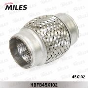 Гофра глушителя MILES (HBFB45X102) 45x102