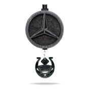 Арома подвеска грузовая MERSEDES с мини-брелоком в черном цвете (КОМПЛЕКТ)