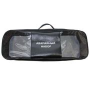 Сумка автомобилиста из искуственной кожи с прозрачными вставками