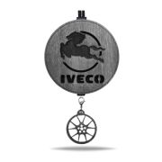 Арома подвеска грузовая IVECO с мини-брелоком в черном цвете(КОМПЛЕКТ)