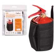 Чехол-фиксатор для огнетушителя (ОП-1-ОП-5), автомобильный, полиэстер, черн./оранж. AIRLINE (AOHE25)