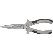 Длинногубцы прямые с духкомпонентными рукоятками 200 мм THORVIK (LNP0200)