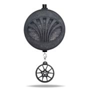 Арома подвеска Daewoo с мини-брелоком в черном цвете (КОМПЛЕКТ)