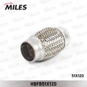 Гофра глушителя MILES (HBFB51X120) 51x120