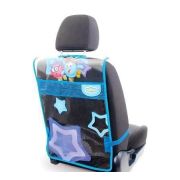 Защита спинки переднего сидения от детских ног ЗАПИНАЙКА смешарики (синий)